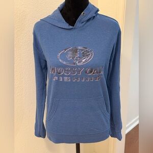Mossy Oak Fishing Blue Pullover Hoodie